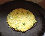 A picture of step 6 of Spinach Pancake.