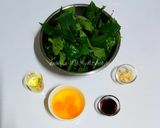 รูปขั้นตอนการทำที่ 1 ของ ใบไชยาผัดไข่ (มังฯ)