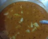 A picture of step 3 of Bedmi puri with aloo sabji.