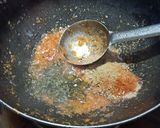A picture of step 7 of Chole khulche.