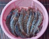 Hình bước làm 1 của món TÔM khô dẻo 1 nắng