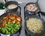 Foto del paso 4 de la receta: Salteado de verduras con trucha