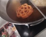A picture of step 16 of Sweet Flower Khaja (Achappam) with Rabadi (fusion).