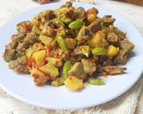 Foto langkah ke 7 dari resep Sambal Goreng Ati Ampela Kentang Pete.