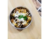 A picture of step 9 of Kadhai Paneer.