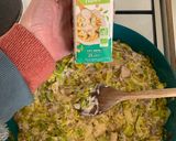Une image de l'étape 4 de Cassolette au poireaux et boudin blanc 3 personne.