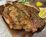 A picture of step 4 of Lemon Butter Ribeye n’ Shrimp.