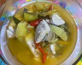 รูปขั้นตอนการทำที่ 4 ของ ต้มยำปลากระพงใส่ผักกาดดอง