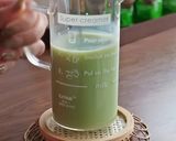 Foto langkah ke 2 dari resep Matcha Osmanthus Chrysanthemum Jelly.