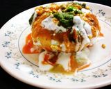 A picture of step 8 of Raj kachori.