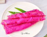 Foto langkah ke 6 dari resep Dadar Gulung Buah Naga (Thong Muan Sod).