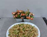 A picture of step 4 of Chicken hakka nodals.