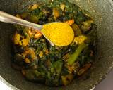 Pui Shaag Chingri Chorchori (Malabar Spinach Curry) recipe step 8 photo