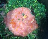 A picture of step 4 of Stir fry Karmata bhaji.