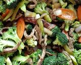 A picture of step 3 of Broccoli with Beef.