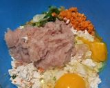 Foto langkah ke 2 dari resep Tahu ayam kukus.