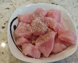 Foto del paso 3 de la receta: Guiso de solomillo de pavo con champiñones y pimientos