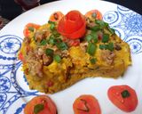 A picture of step 4 of Yam and beans porridge.
