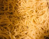 A picture of step 2 of Chilly Garlic Noodles.