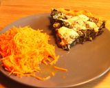 Foto del paso 12 de la receta: Pastél de repollo verde crespo a cielo abierto y roqueforteado