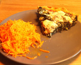 Foto del paso 12 de la receta: Pastél de repollo verde crespo a cielo abierto y roqueforteado