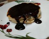 A picture of step 9 of Souffle Pancakes.