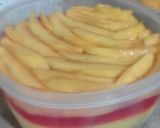 A picture of step 3 of Mango Trifle 🍋.