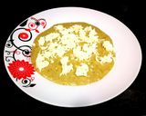 Foto del paso 7 de la receta: Huevo frito y mini pimientos sobre puré de brócoli