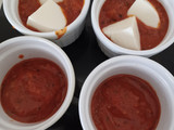 Paradicsomszószban sült mozzarella