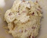 A picture of step 2 of Rustic bread with ricotta and speck.