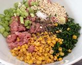 A picture of step 2 of Turkey and Sweetcorn Fritters.