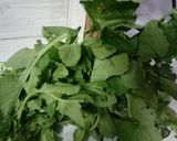 हरा सोया और मूली के पत्तों की करी (Hara soya aur mooli ke patto ki curry recipe in hindi) रेसिपी चरण 1 फोटो