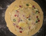 A picture of step 5 of Sweet Banana tutti frutti parantha.