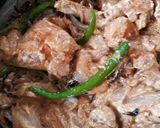 A picture of step 3 of Chicken Curry (with Almond + Poppy Seeds).