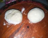 A picture of step 4 of Homemade shawarma bread.