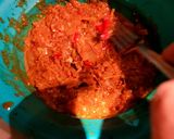 A picture of step 3 of Thai Red "Dragon" chicken soup.