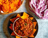 A picture of step 4 of Mexican Tomato Salsa.