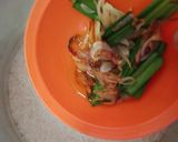 Gambar langkah 5 resipi Nasi lemak tumis.
