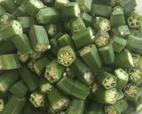 A picture of step 1 of Bhindi Masala (okra Masala).