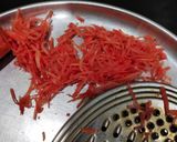 A picture of step 2 of Carrot Halwa. (Gajar Halwa).