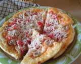 Foto langkah ke 2 dari resep Pizza teflon simple.
