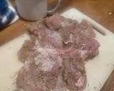 A picture of step 4 of Chicken Vesuvio.