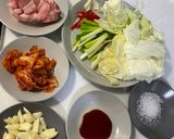韓式泡菜炒三層肉的食譜步驟1照片
