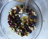 A picture of step 1 of Eggless Christmas Plum Cake (No Rum).