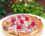 Une image de l'étape 4 de Gâteau invisible framboise cacahuète.