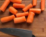 A picture of step 1 of Sticky Carrots, or...Carrots on steroids.