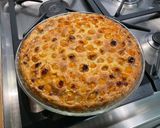 Une image de l'étape 10 de Tarte amandine aux mirabelles.