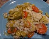 A picture of step 3 of Leeks and carrots with olive oil.