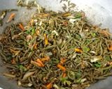 A picture of step 6 of Nutritious palak bajra noodles.