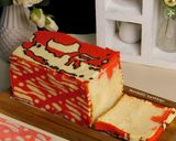 Foto langkah ke 12 dari resep Roti Tawar Batik Merah Putih.
